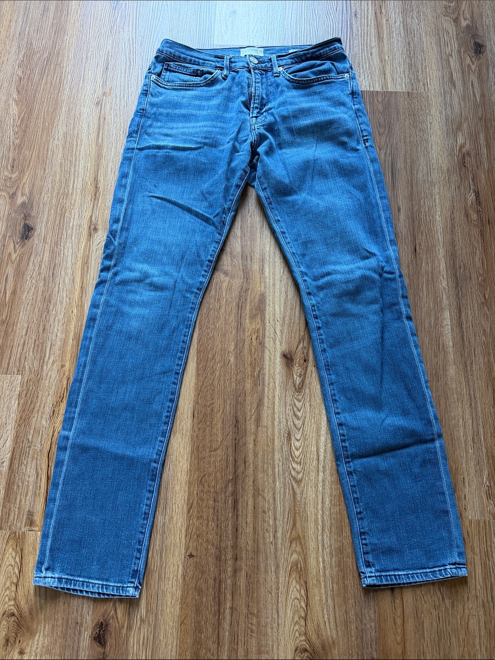Frame Denim Men's Slim Straight Jeans in Blue